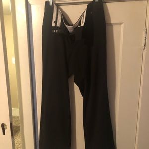 Black Ann Taylor Loft Marisa Wide Leg Trouser
